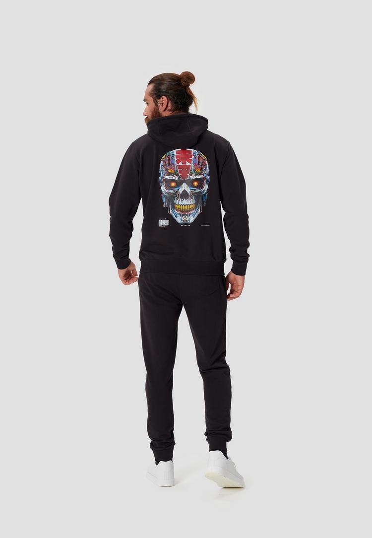 OLDSKULL OLDSKULL Xtreme Vivid Skull Graphic Hoodie Herren - Black - 4 | SportScheck