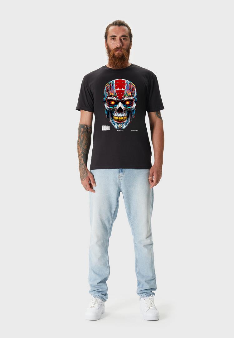 OLDSKULL OLDSKULL Xtreme Vivid Skull Printshirt Herren - Black - 1 | SportScheck