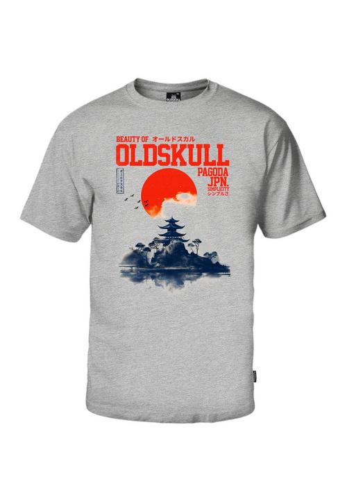 OLDSKULL Asian Temple Printshirt Herren