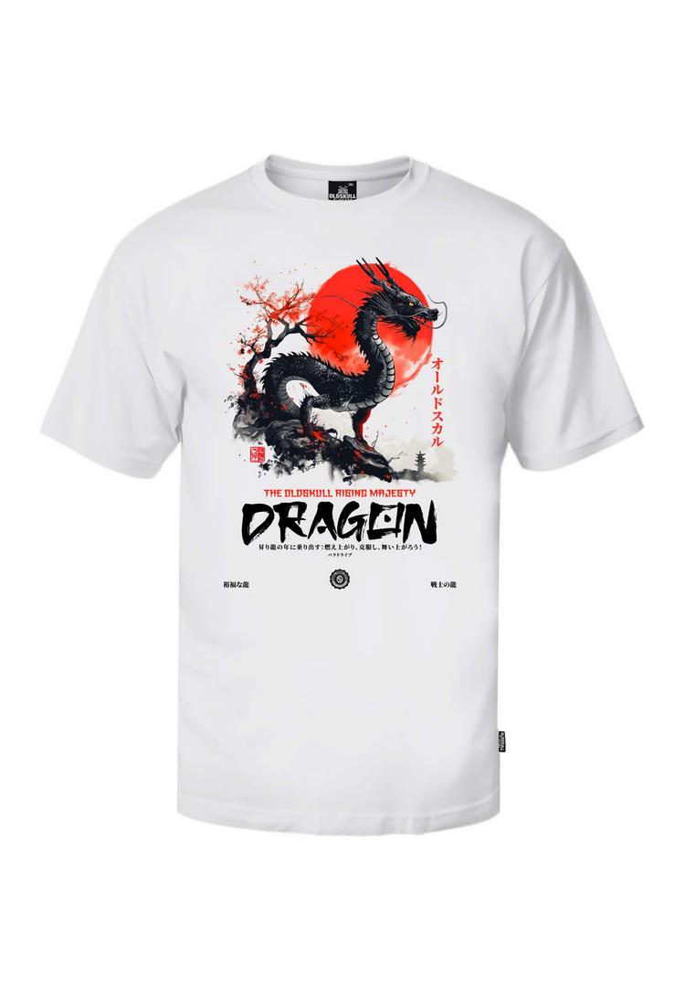 OLDSKULL OLDSKULL ASIAN DRAGON SPIRIT GRAPHIC Printshirt Herren - White - 0 | SportScheck