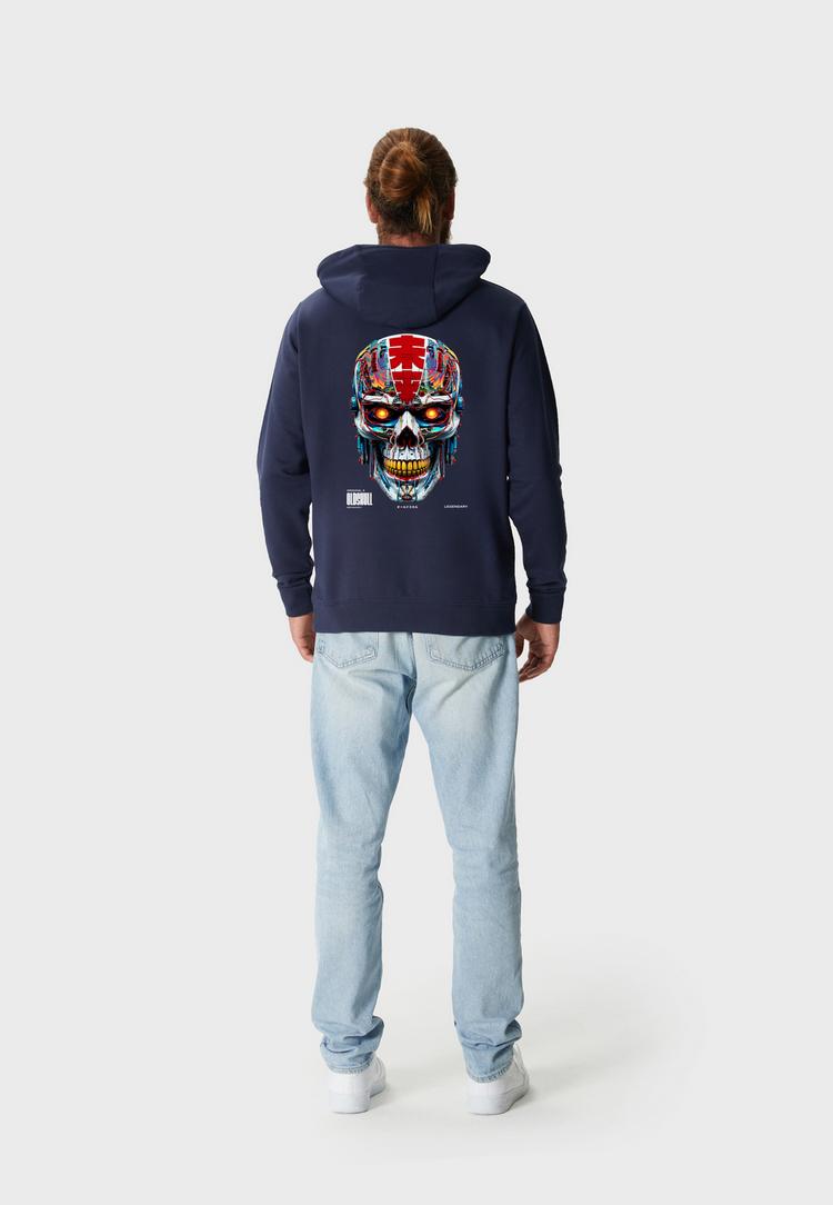 OLDSKULL OLDSKULL Xtreme Vivid Skull Graphic Hoodie Herren - Navy - 3 | SportScheck