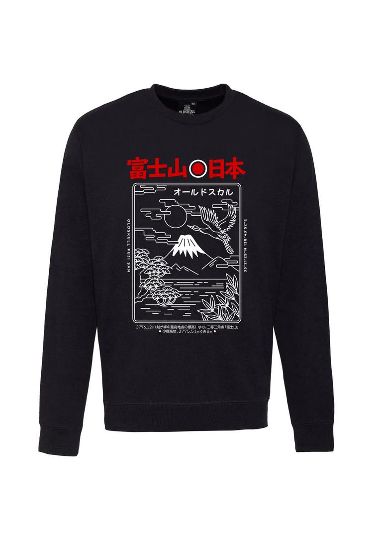 OLDSKULL OLDSKULL Asian Futeesan Sweatshirt Herren - Black - 0 | SportScheck
