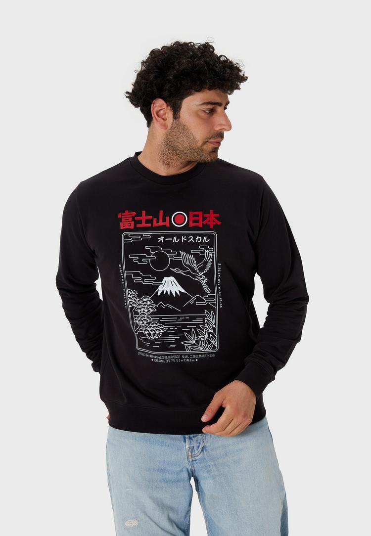 OLDSKULL OLDSKULL Asian Futeesan Sweatshirt Herren - Black - 0 | SportScheck