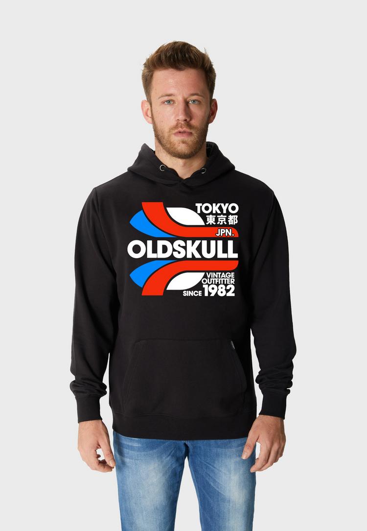 OLDSKULL OLDSKULL Retro Tokyopolis Hoodie Herren - Black - 0 | SportScheck