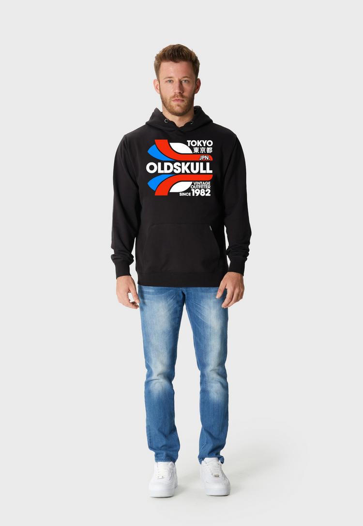 OLDSKULL OLDSKULL Retro Tokyopolis Hoodie Herren - Black - 1 | SportScheck