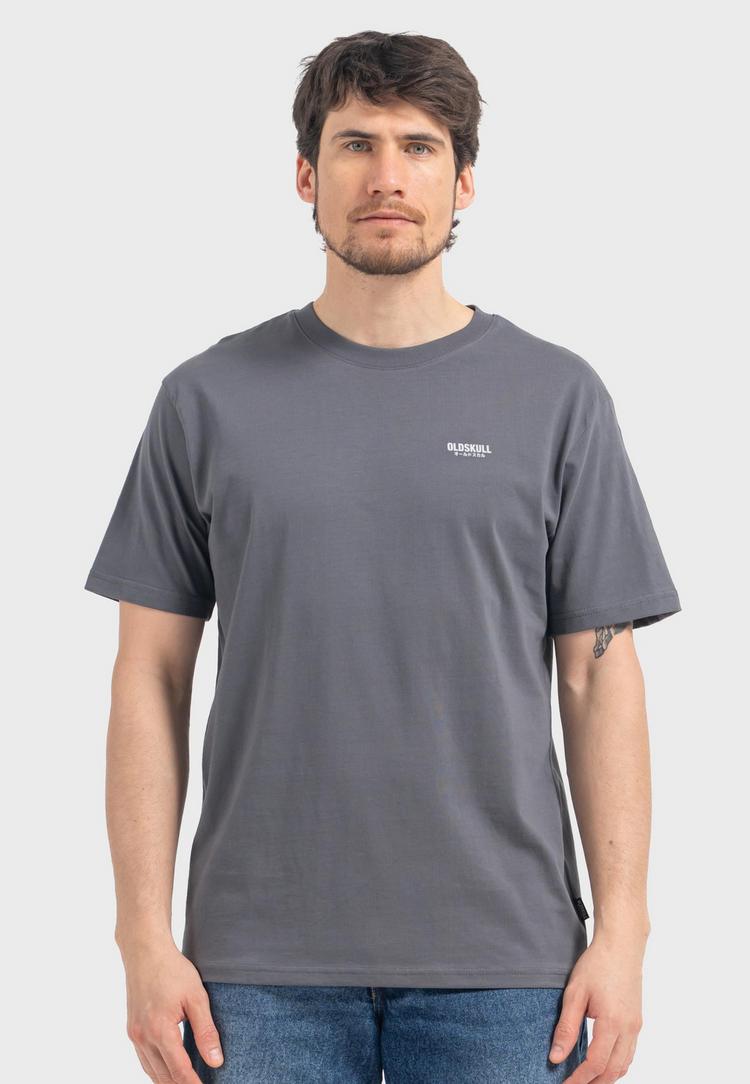 OLDSKULL OLDSKULL Basic Osk Printshirt Herren - Dark Grey - 0 | SportScheck