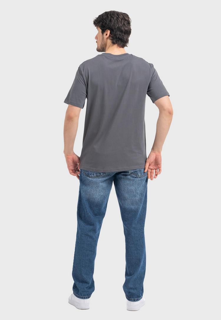OLDSKULL OLDSKULL Basic Osk Printshirt Herren - Dark Grey - 2 | SportScheck