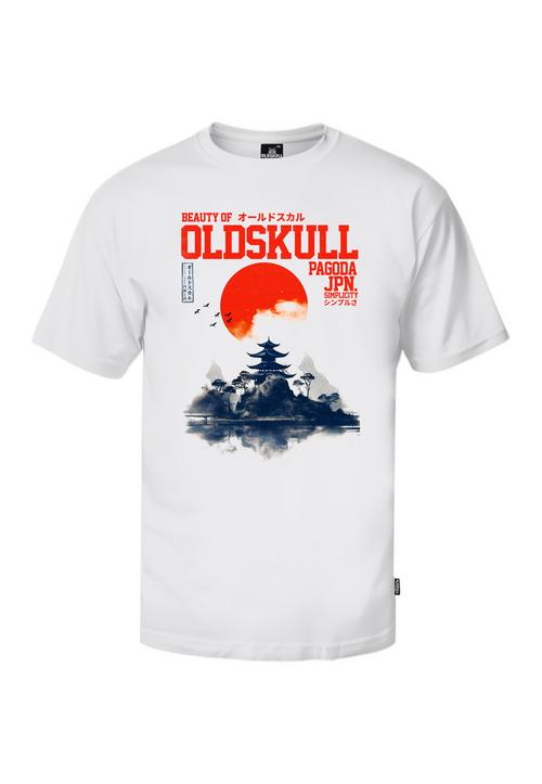 OLDSKULL Asian Temple Printshirt Herren