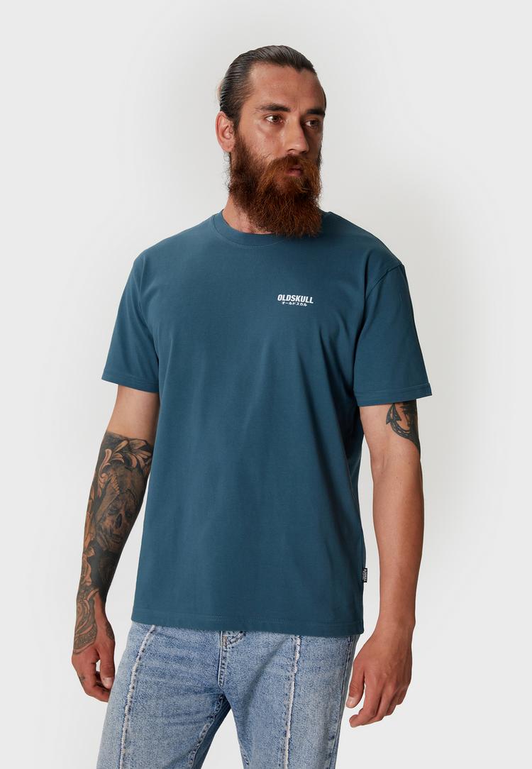 OLDSKULL OLDSKULL Basic Osk Printshirt Herren - Dark green - 0 | SportScheck