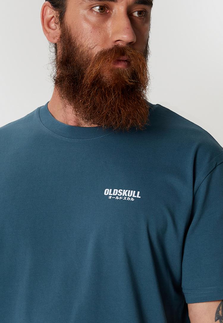 OLDSKULL OLDSKULL Basic Osk Printshirt Herren - Dark green - 0 | SportScheck