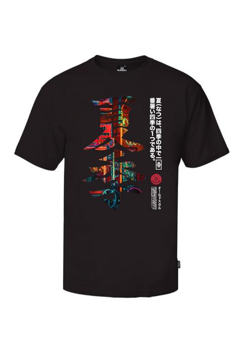 OLDSKULL Asian Kanji Street Printshirt Herren