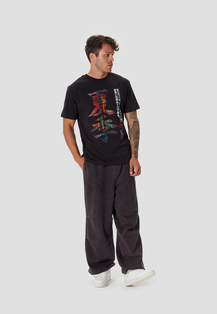OLDSKULL OLDSKULL Asian Kanji Street Printshirt Herren - Black - 1 | SportScheck