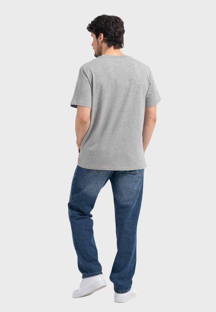 OLDSKULL OLDSKULL Basic Osk Printshirt Herren - Heather Grey - 2 | SportScheck