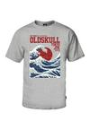 OLDSKULL Asian Big W Printshirt Herren - Heather Grey