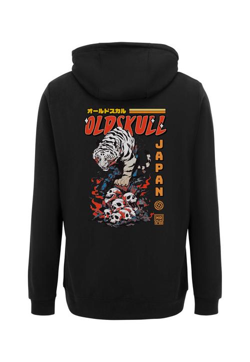 OLDSKULL Xtreme Tattoo Tiger Skull Graphic Hoodie Herren