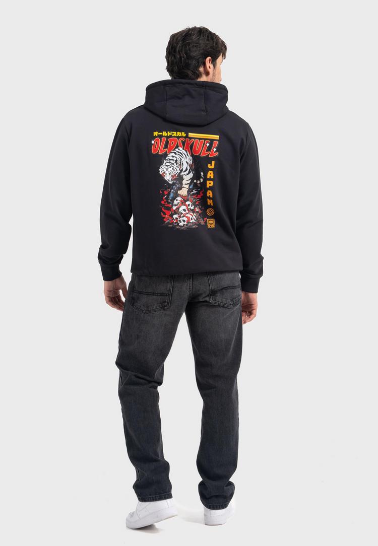 OLDSKULL OLDSKULL Xtreme Tattoo Tiger Skull Graphic Hoodie Herren - Black - 0 | SportScheck