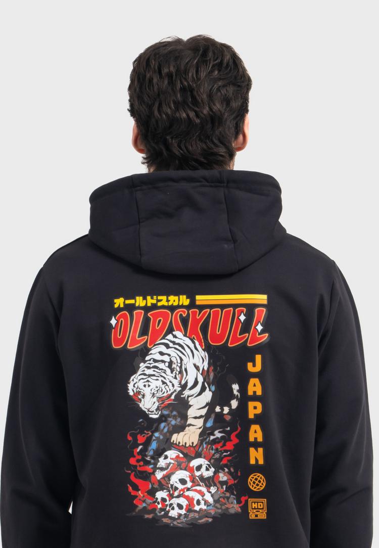 OLDSKULL OLDSKULL Xtreme Tattoo Tiger Skull Graphic Hoodie Herren - Black - 0 | SportScheck