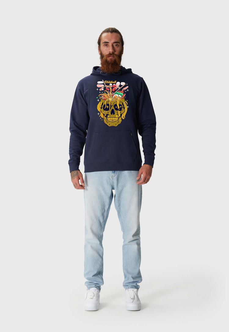 OLDSKULL OLDSKULL Xtreme Ramen Skull Graphic Hoodie Herren - Navy Blue - 1 | SportScheck