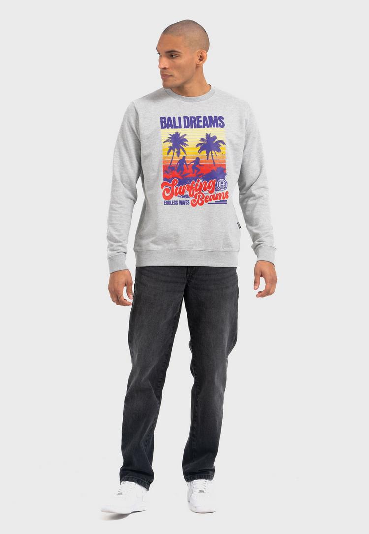 OLDSKULL OLDSKULL Wrldvibe Bali Beam Graphic Sweatshirt Herren - Heather Grey - 1 | SportScheck