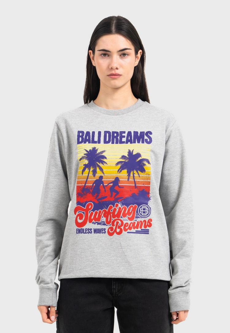 OLDSKULL OLDSKULL Wrldvibe Bali Beam Graphic Sweatshirt Herren - Heather Grey - 2 | SportScheck