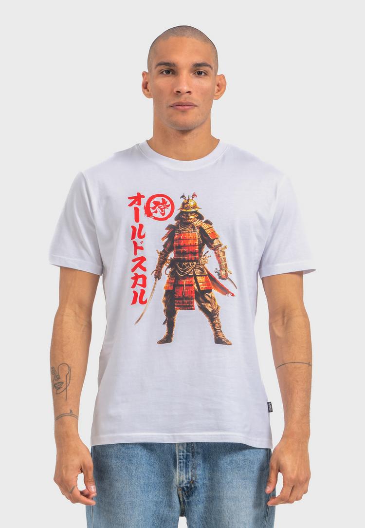 OLDSKULL OLDSKULL Asian Shogun Legacy Graphic Printshirt Herren - White - 0 | SportScheck