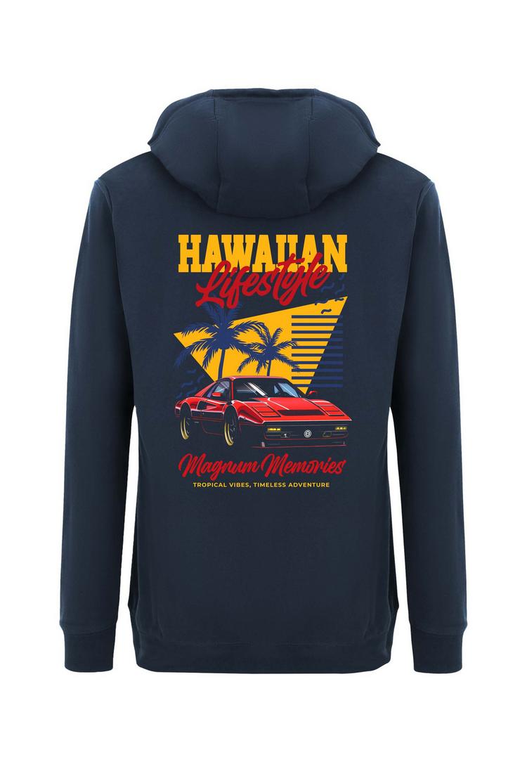 OLDSKULL OLDSKULL Wrldvibe Aloha Legend Graphic Hoodie Herren - Navy Blue - 0 | SportScheck