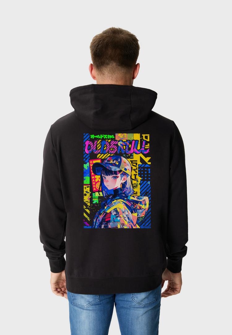 OLDSKULL OLDSKULL Asian Pop Art Logo Graphic Hoodie Herren - Black - 0 | SportScheck