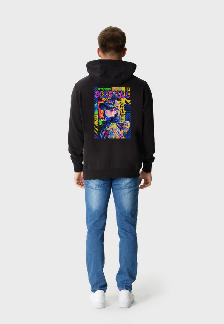 OLDSKULL OLDSKULL Asian Pop Art Logo Graphic Hoodie Herren - Black - 1 | SportScheck