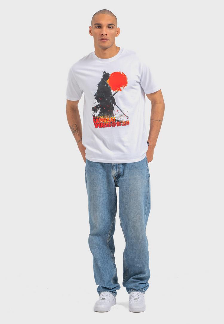 OLDSKULL OLDSKULL Asian Ghost Warrior Graphic Printshirt Herren - White - 1 | SportScheck