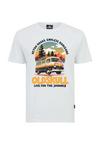 OLDSKULL Wrldvibe Adventure Van Logo Graphic Printshirt Herren - White