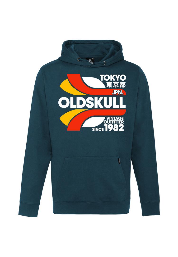 OLDSKULL OLDSKULL Retro Tokyopolis Hoodie Herren - Dark green - 0 | SportScheck