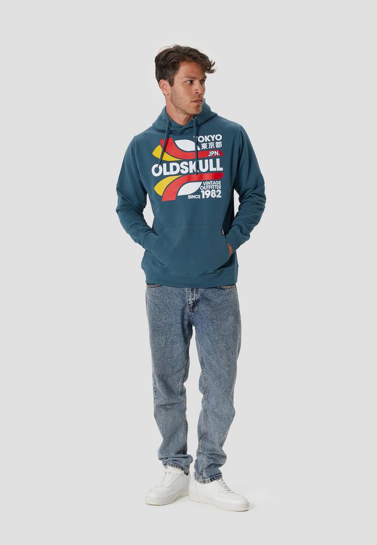 OLDSKULL OLDSKULL Retro Tokyopolis Hoodie Herren - Dark green - 0 | SportScheck