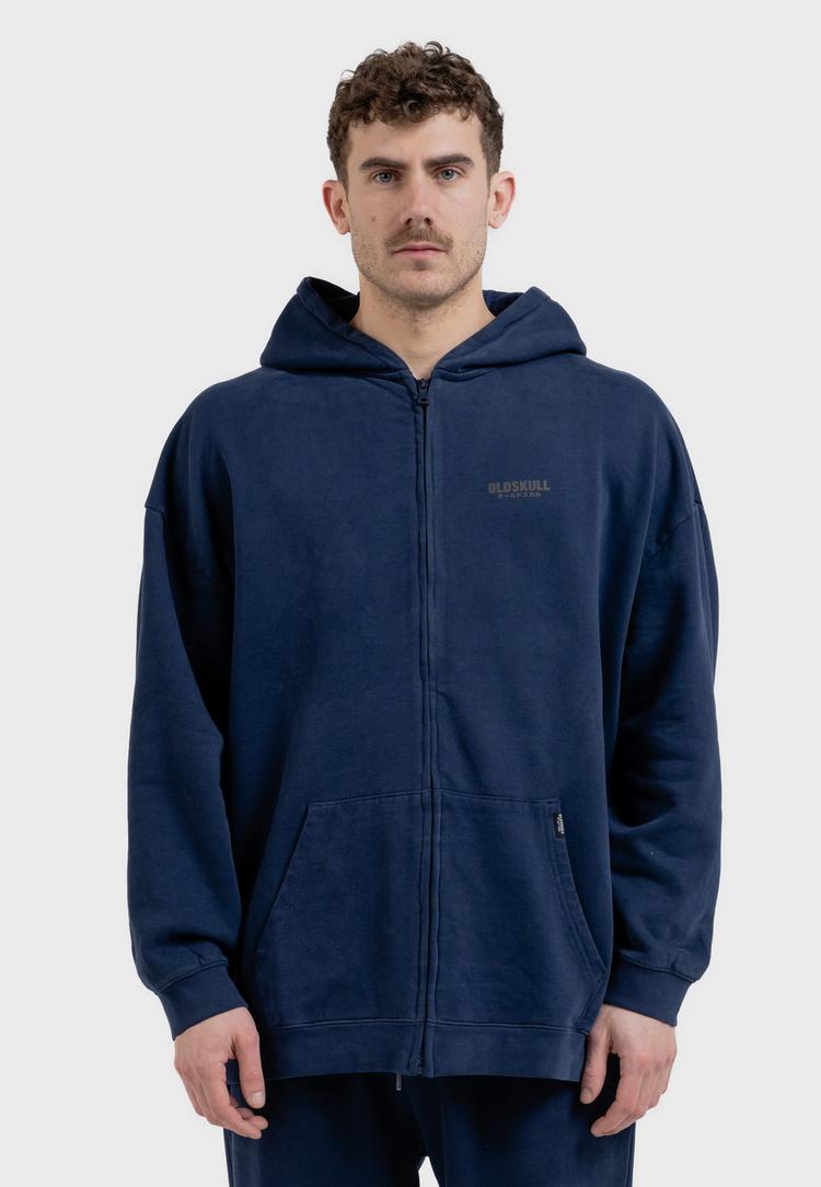 OLDSKULL OLDSKULL Basic Oldskull Logo Sweatjacke Herren - Navy Blue - 0 | SportScheck
