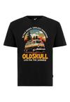 OLDSKULL Wrldvibe Adventure Van Logo Graphic Printshirt Herren - Black