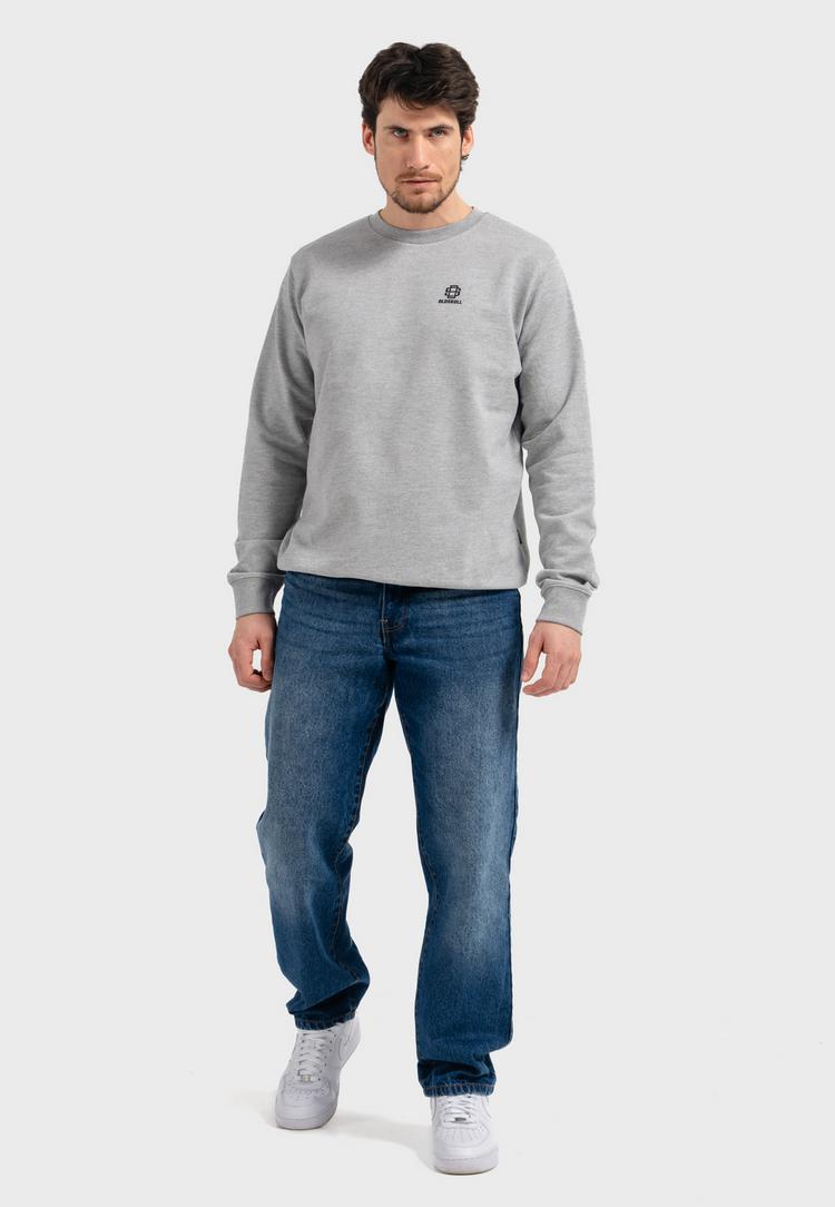 OLDSKULL OLDSKULL Basic Oldskull 25 Logo Sweatshirt - Heather Grey - 1 | SportScheck