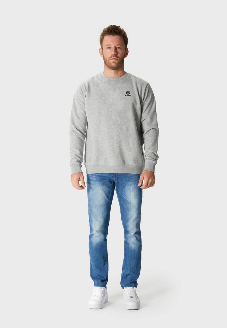 OLDSKULL OLDSKULL Basic Oldskull 25 Logo Sweatshirt - Heather Grey - 5 | SportScheck