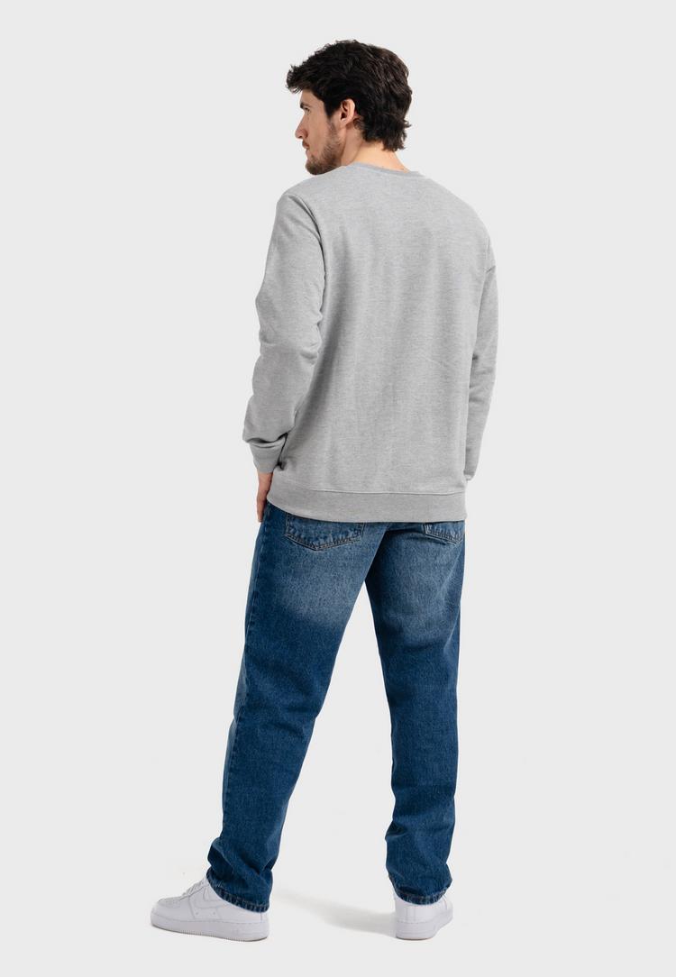 OLDSKULL OLDSKULL Basic Oldskull 25 Logo Sweatshirt - Heather Grey - 7 | SportScheck