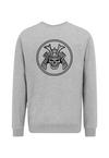 OLDSKULL Basic Samurai Backprint Logo Sweatshirt Herren - Heather Grey