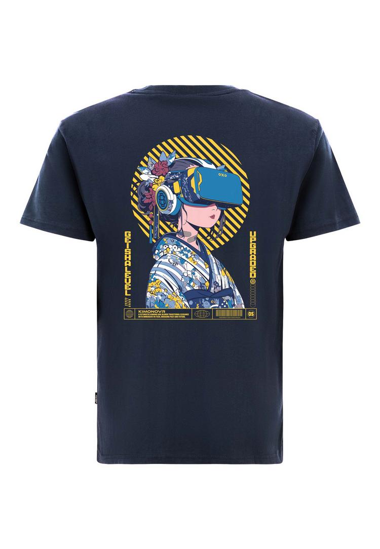 OLDSKULL OLDSKULL Asian Virtual Logo Graphic Printshirt Herren - Navy Blue - 0 | SportScheck