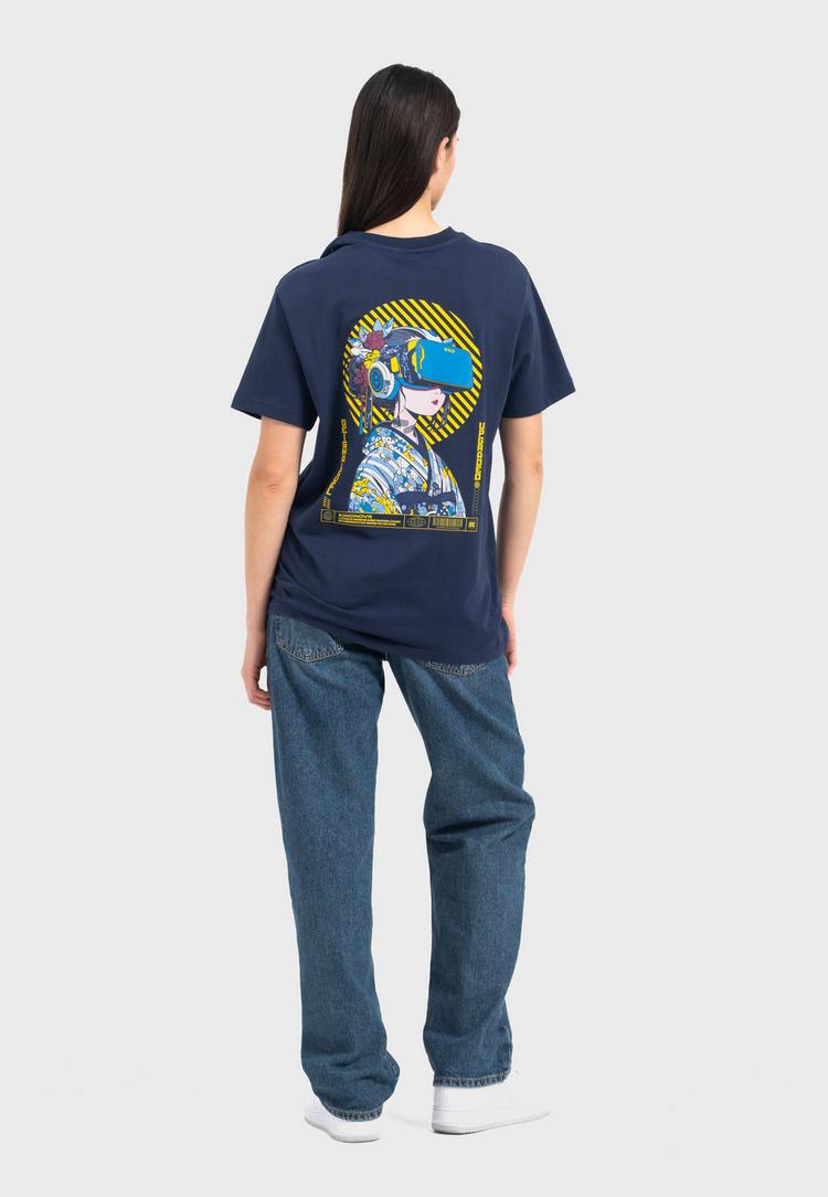 OLDSKULL OLDSKULL Asian Virtual Logo Graphic Printshirt Herren - Navy Blue - 1 | SportScheck