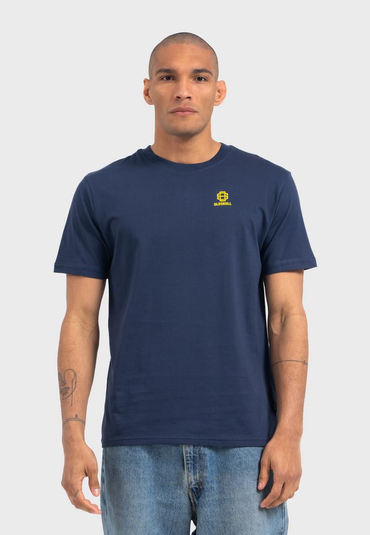 OLDSKULL OLDSKULL Asian Virtual Logo Graphic Printshirt Herren - Navy Blue - 4 | SportScheck