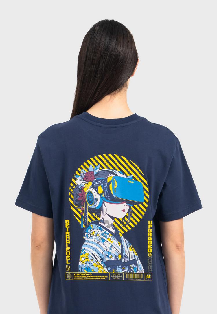 OLDSKULL OLDSKULL Asian Virtual Logo Graphic Printshirt Herren - Navy Blue - 1 | SportScheck
