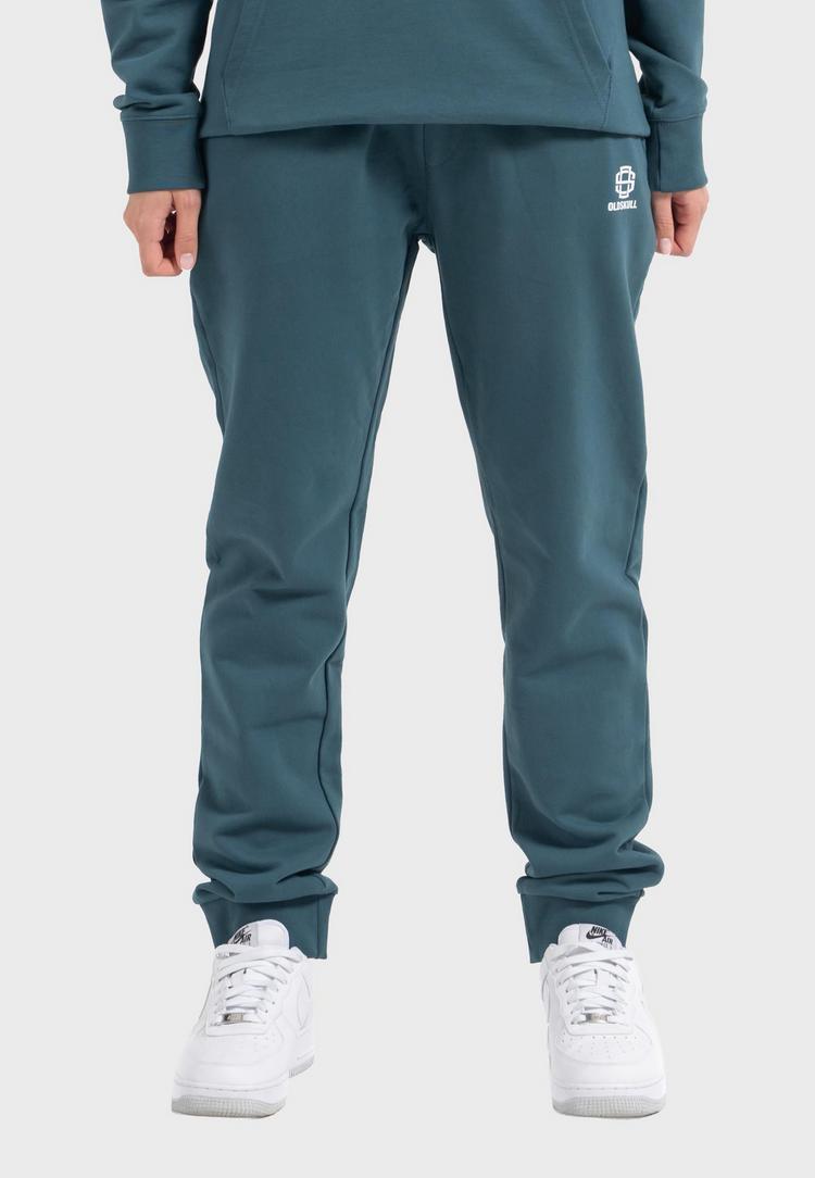 OLDSKULL OLDSKULL Basic Oldskull 25 Logo Trainingshose - Dark Green - 2 | SportScheck