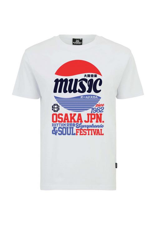 OLDSKULL Asian Osaka Music Logo Graphic Printshirt Herren