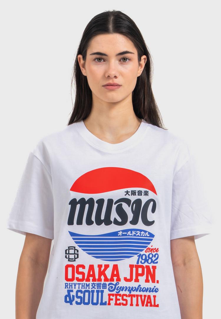 OLDSKULL OLDSKULL Asian Osaka Music Logo Graphic Printshirt Herren - White - 1 | SportScheck