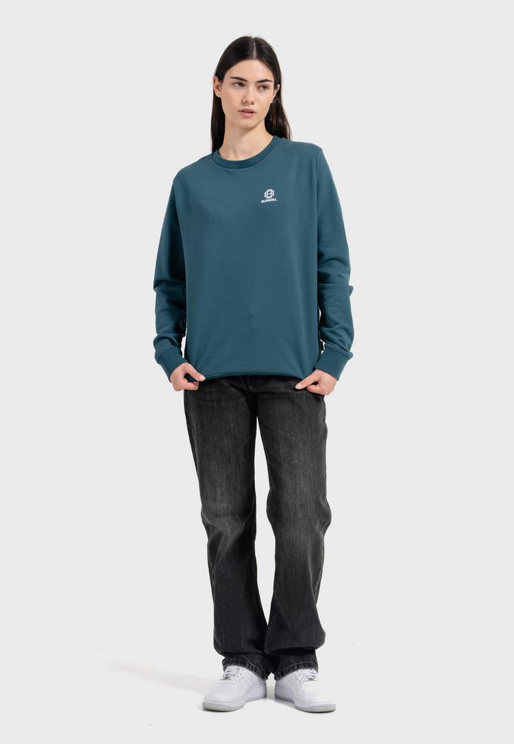 OLDSKULL OLDSKULL Basic Oldskull 25 Logo Sweatshirt - Dark Green - 3 | SportScheck
