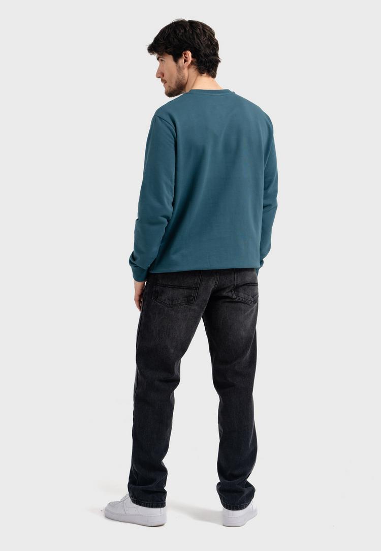 OLDSKULL OLDSKULL Basic Oldskull 25 Logo Sweatshirt - Dark Green - 7 | SportScheck