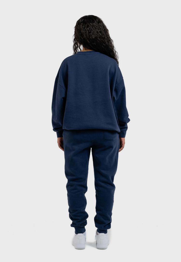 OLDSKULL OLDSKULL Basic Oldskull Logo Sweatshirt - Navy Blue - 4 | SportScheck