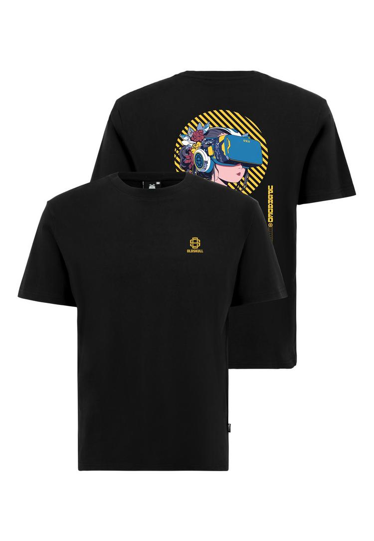 OLDSKULL OLDSKULL Asian Virtual Logo Graphic Printshirt Herren - Black - 0 | SportScheck