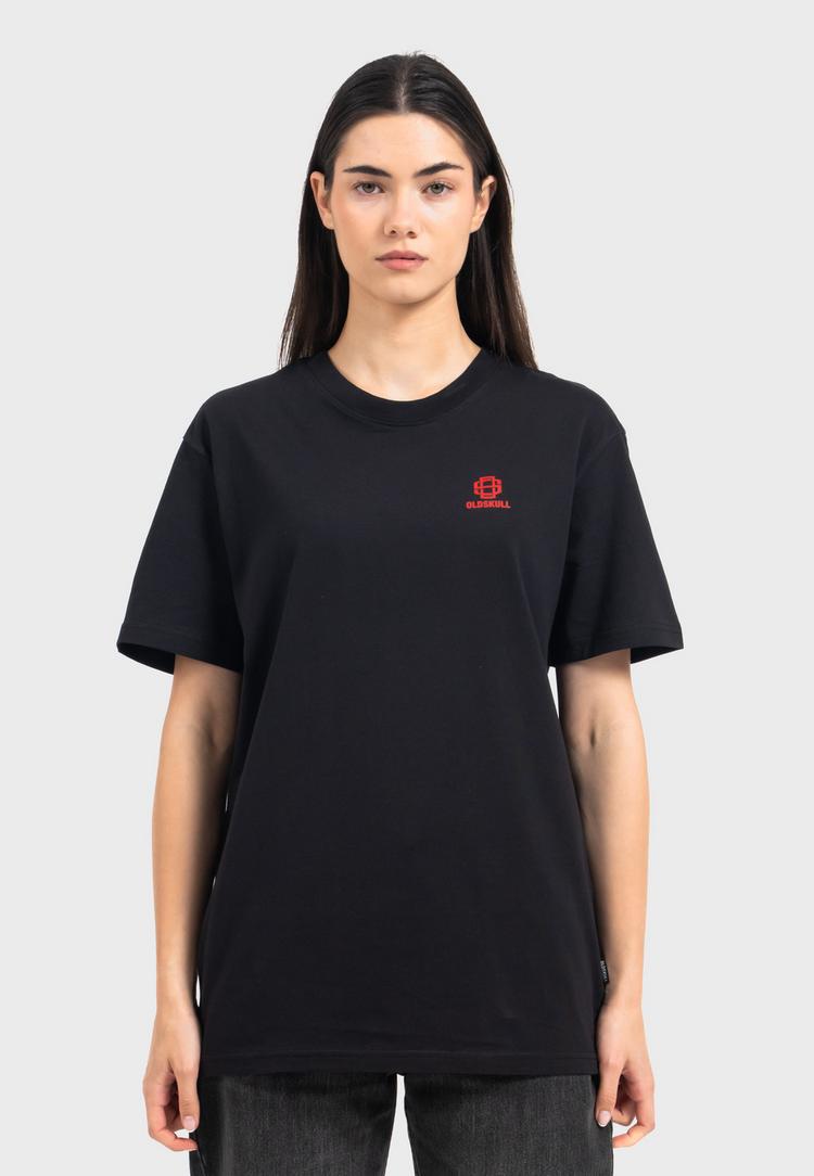 OLDSKULL OLDSKULL Asian Neon Djane Logo Graphic Printshirt - Black - 6 | SportScheck
